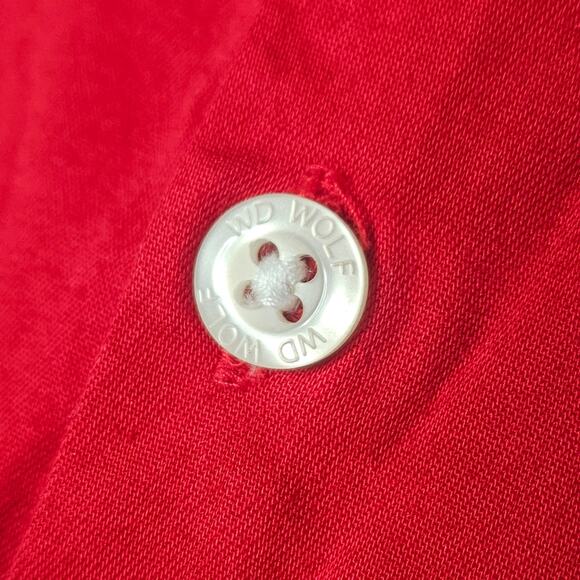 Well Dressed Wolf Red Holly Berry Midi Christmas Dress, size 6 - Picture 5 of 6